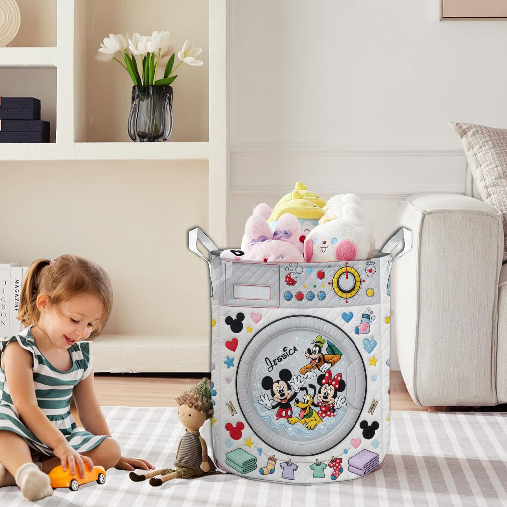 Funny Mouse Ears Washing Machine Basket - Personalized Mouse Storage Basket