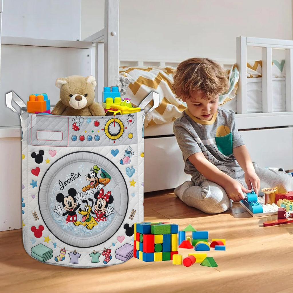 Funny Mouse Ears Washing Machine Basket - Personalized Mouse Storage Basket
