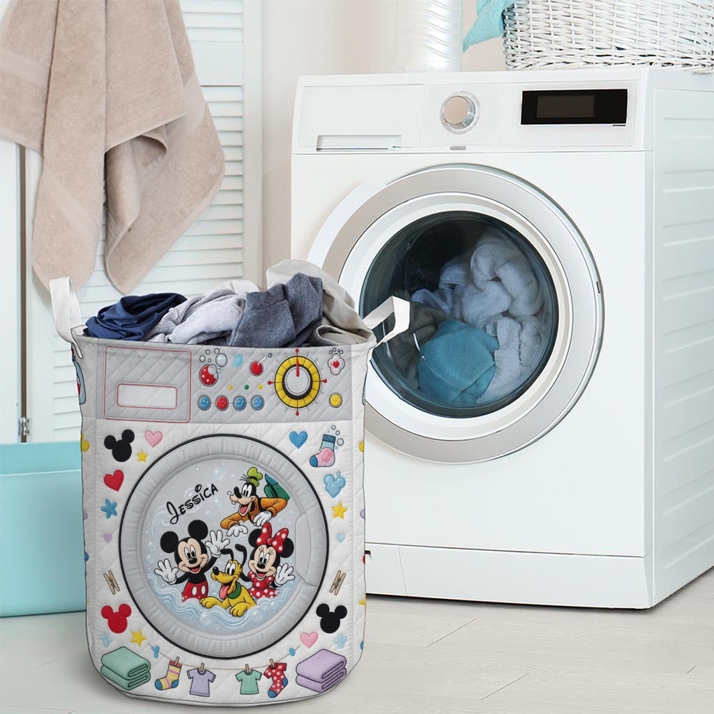 Funny Mouse Ears Washing Machine Basket - Personalized Mouse Storage Basket