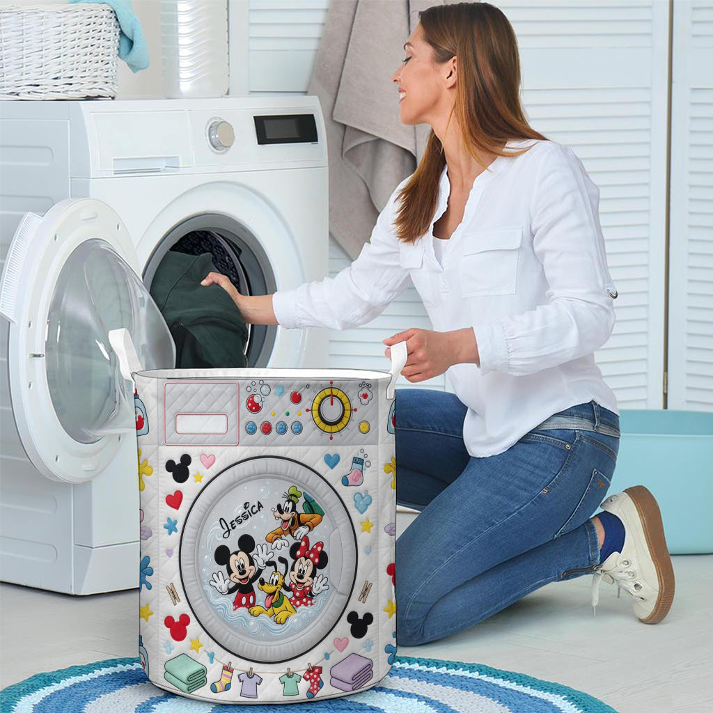 Funny Mouse Ears Washing Machine Basket - Personalized Mouse Storage Basket