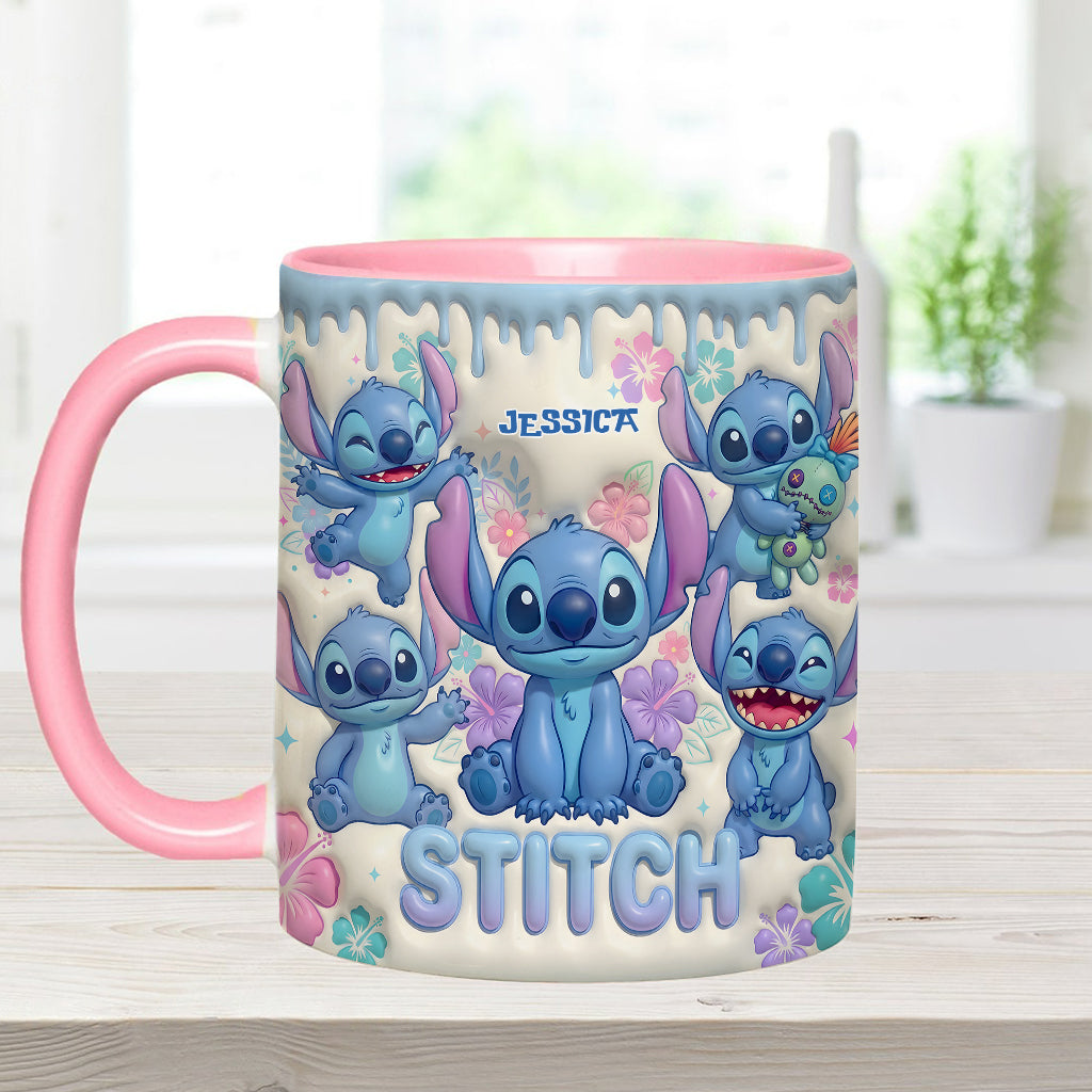 Blue Ailen - Personalized Ohana Accent Mug & Coaster
