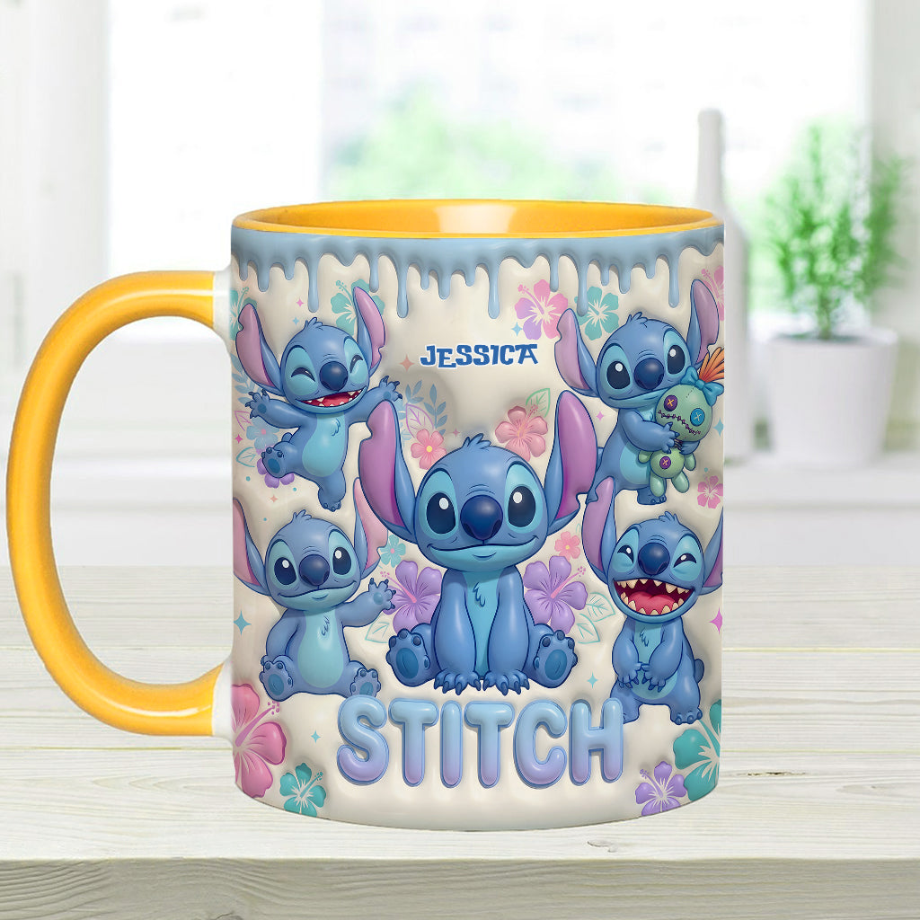 Blue Ailen - Personalized Ohana Accent Mug & Coaster