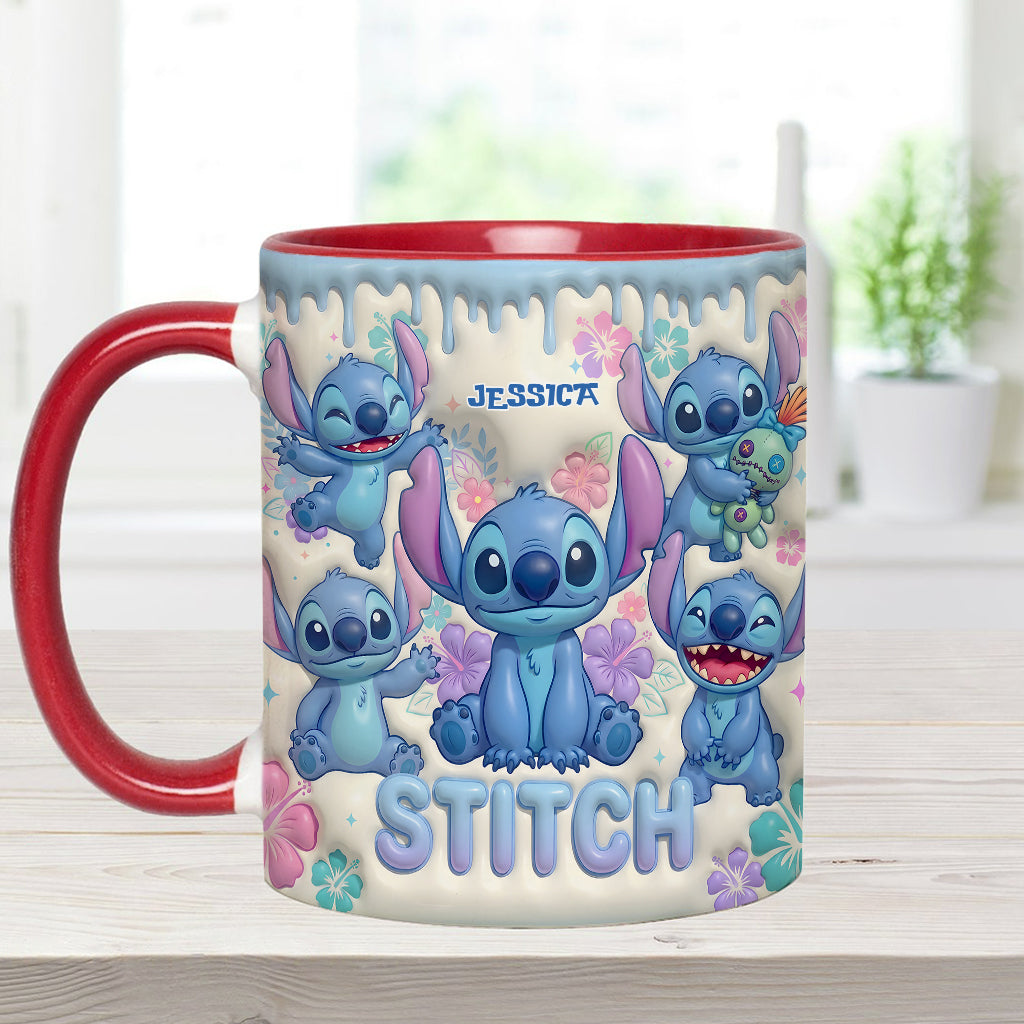 Blue Ailen - Personalized Ohana Accent Mug & Coaster
