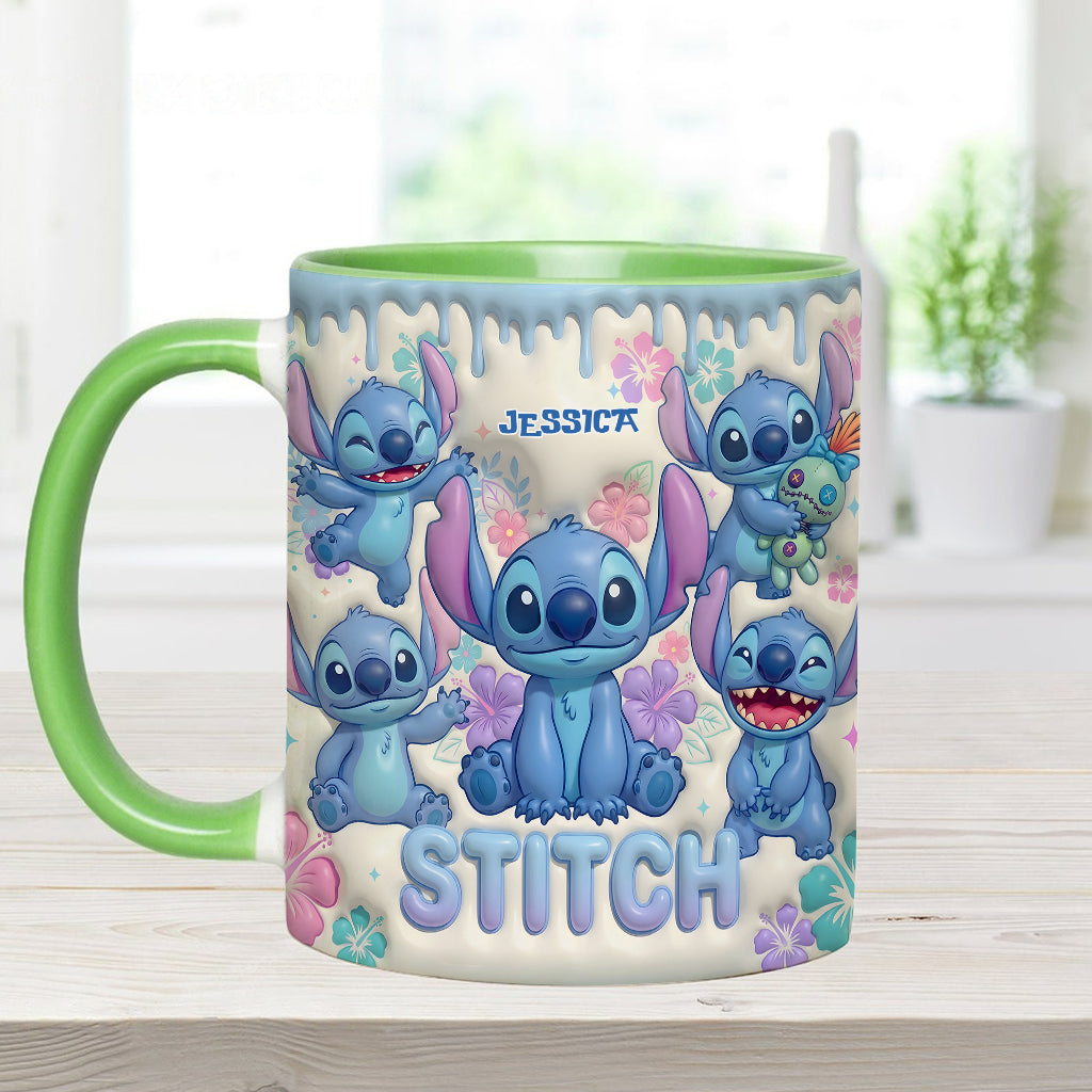 Blue Ailen - Personalized Ohana Accent Mug & Coaster