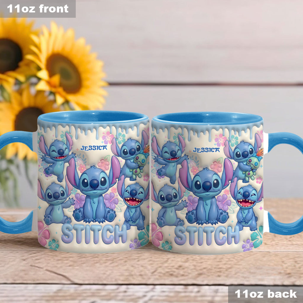 Blue Ailen - Personalized Ohana Accent Mug & Coaster