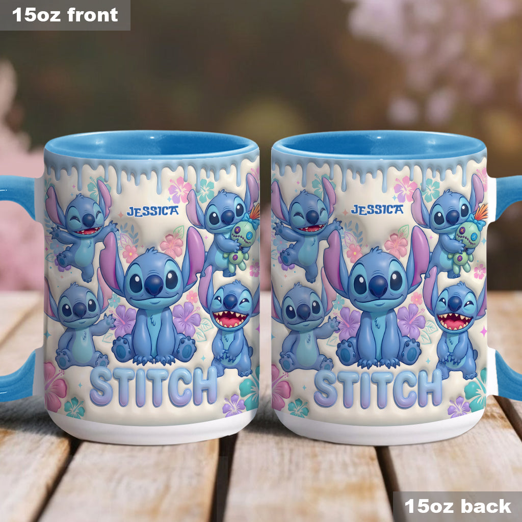 Blue Ailen - Personalized Ohana Accent Mug & Coaster