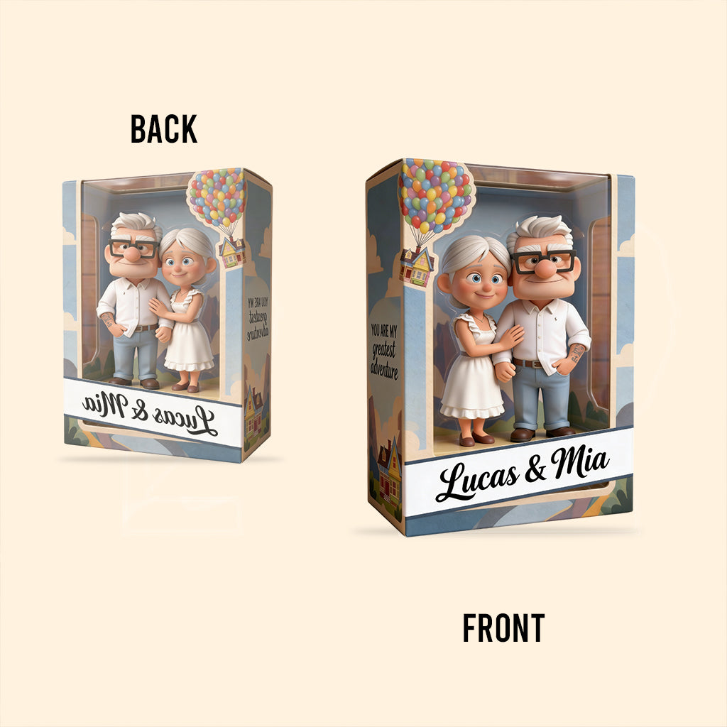 You Are My Greatest Adventure - Personalized Up Movie Couple Custom Shaped Acrylic Plaque