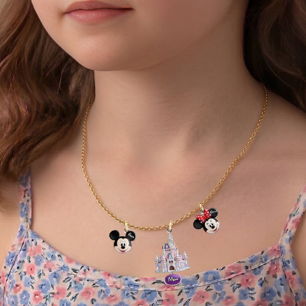 Magical Castle - Personalized Dream Trip Metal Necklaces With Pendants