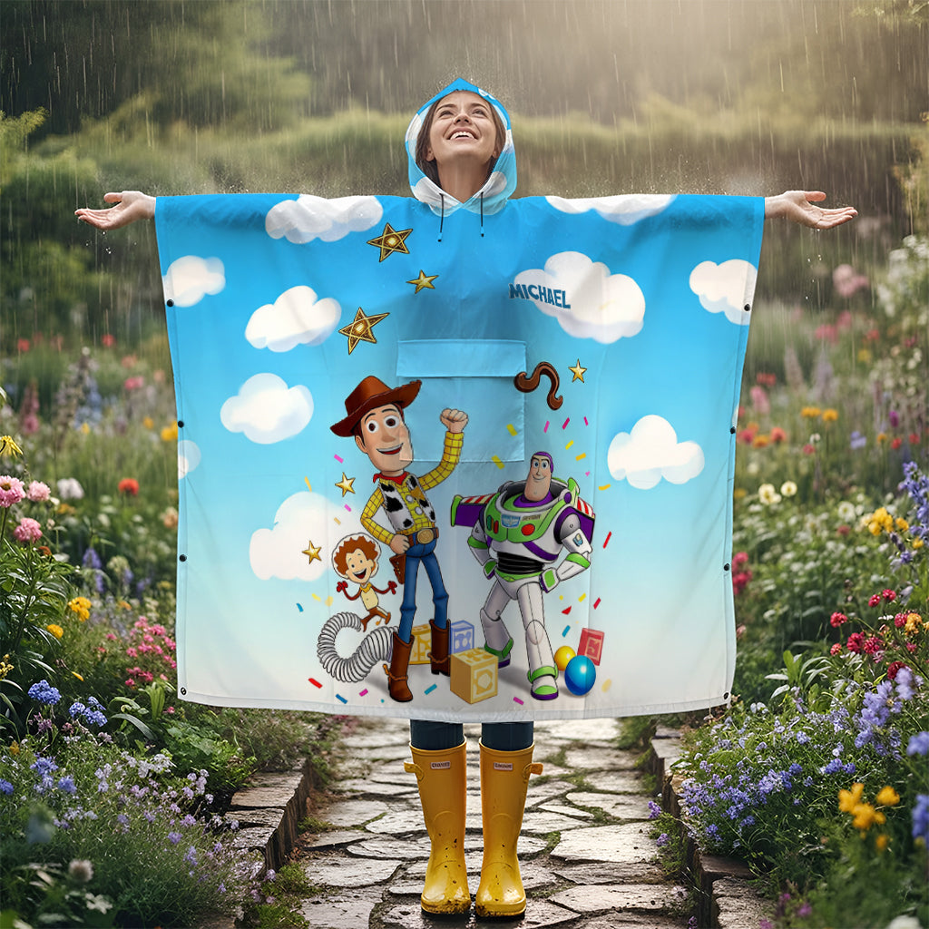 Friends - Personalized Movie For Kids Rain Poncho Coat