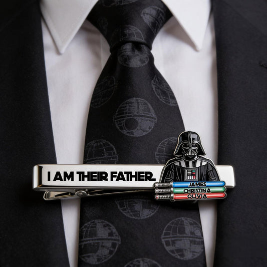 I Am Their Father - Personalized The Force Tie Clip