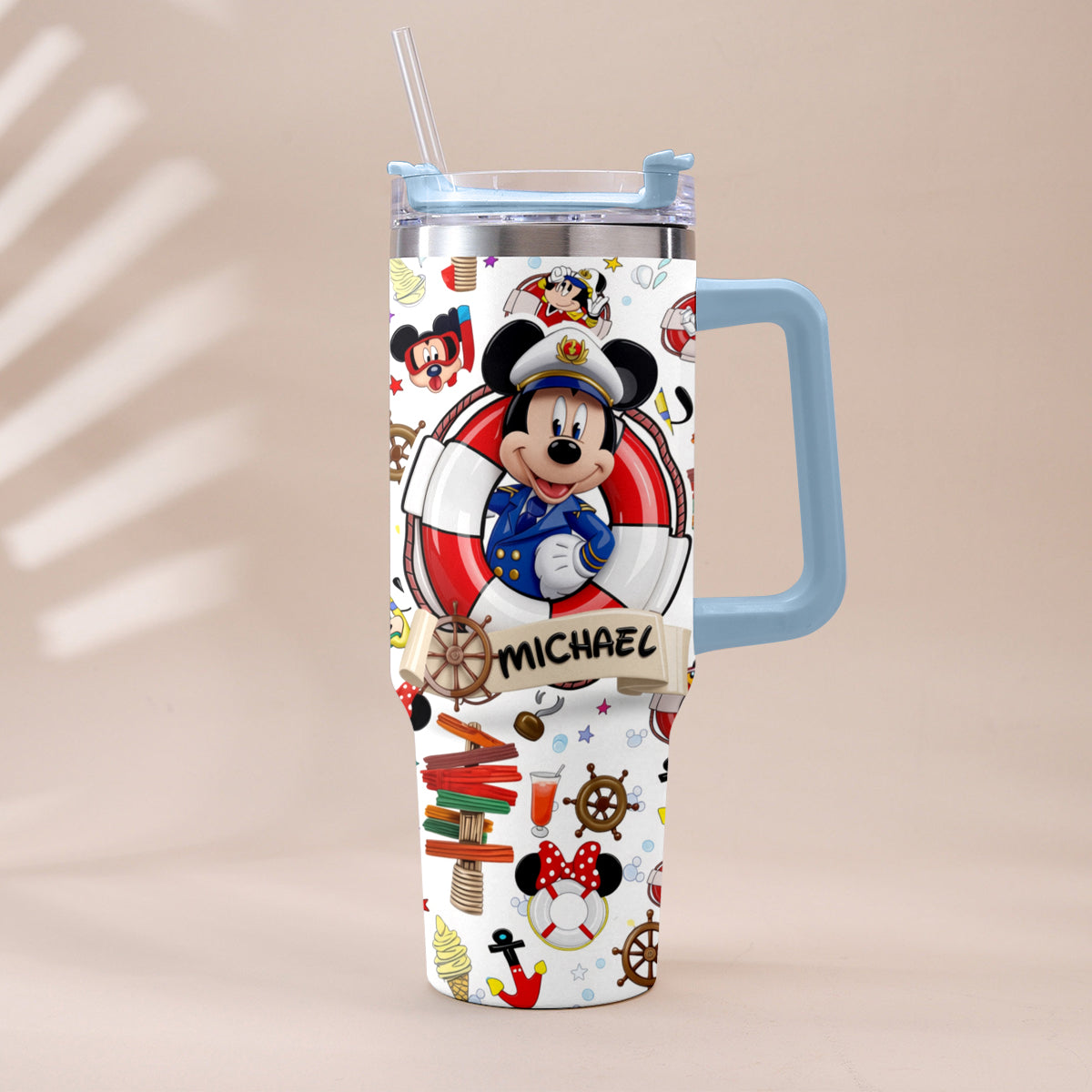 Cruising Friends - Personalized Dream Cruise Tumbler With Handle