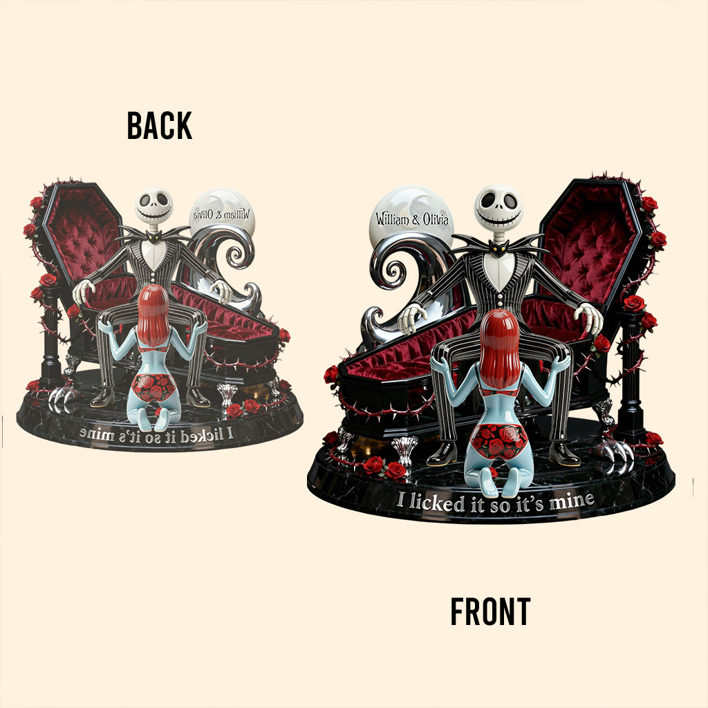 I Licked It So It’s Mine - Personalized Nightmare Custom Shaped Acrylic Plaque