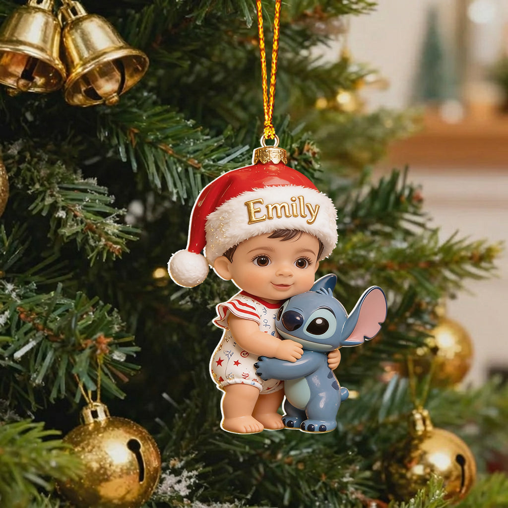 Merry Christmas - Personalized Ohana Premium 3D Ornament