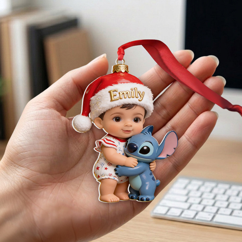 Merry Christmas - Personalized Ohana Premium 3D Ornament
