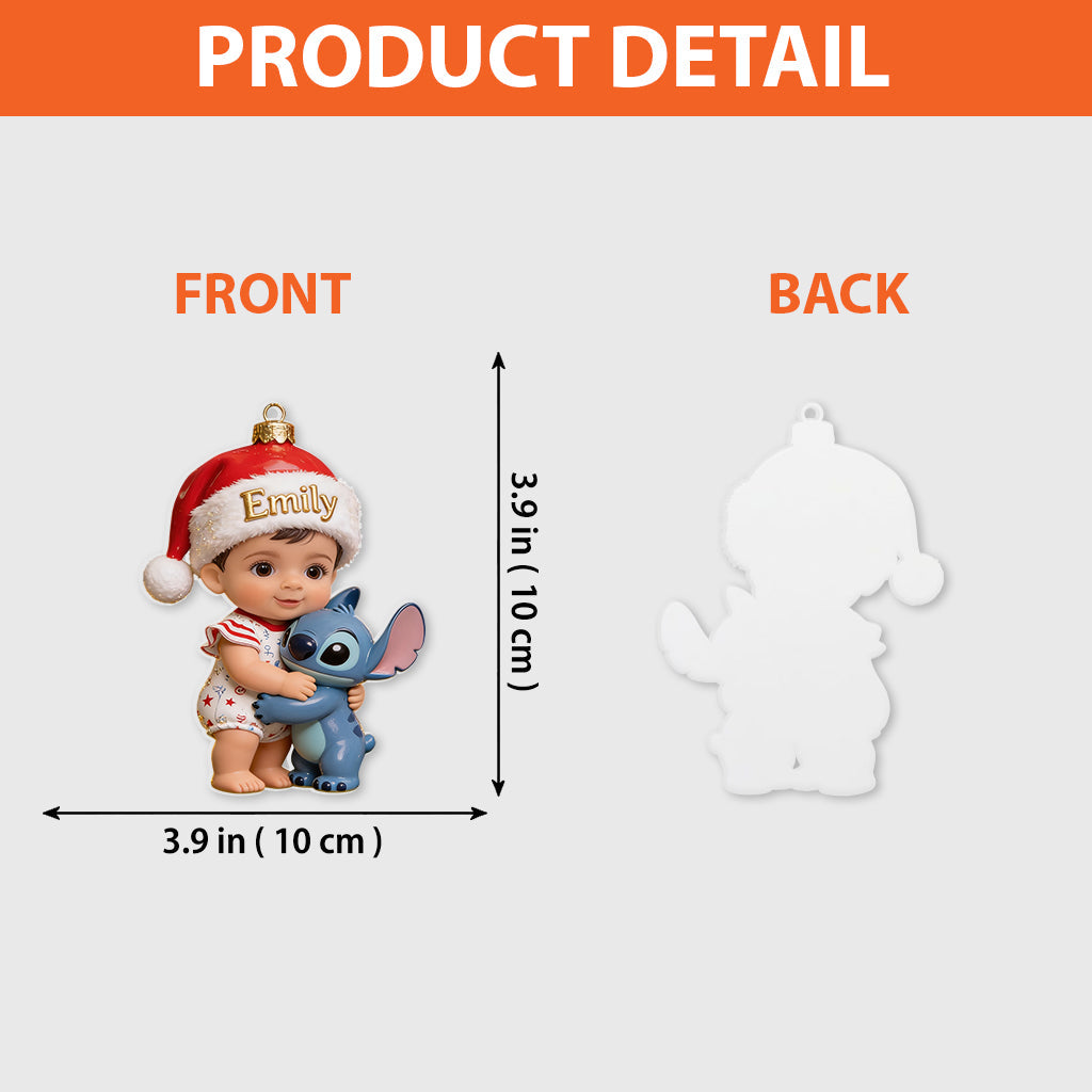 Merry Christmas - Personalized Ohana Premium 3D Ornament