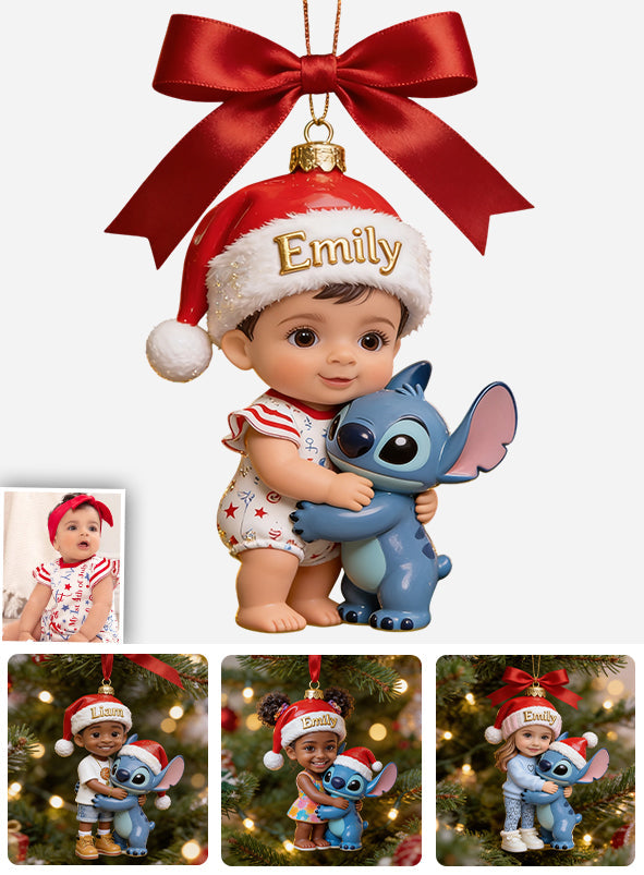 Merry Christmas - Personalized Ohana Premium 3D Ornament