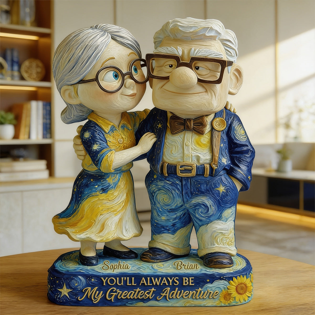 You'll Always Be My Greatest Adventure - Personalized Up Movie Couple Custom Shaped Acrylic Plaque