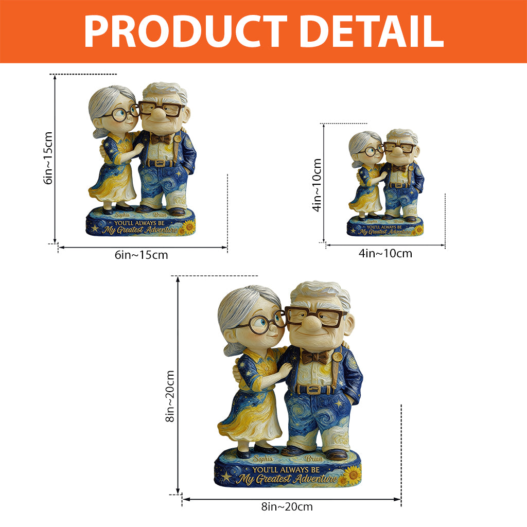 You'll Always Be My Greatest Adventure - Personalized Up Movie Couple Custom Shaped Acrylic Plaque