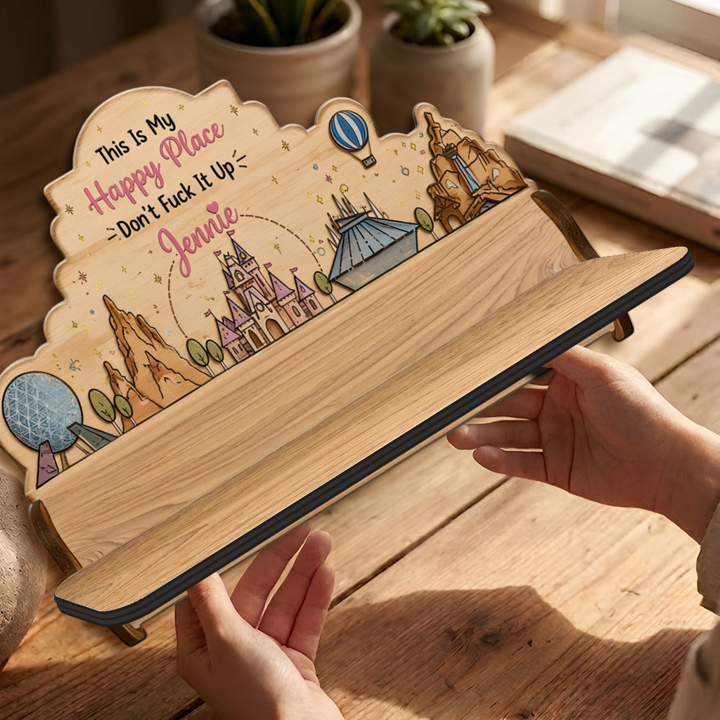 Magical Place - Personalized Mouse Wooden Floating Shelf