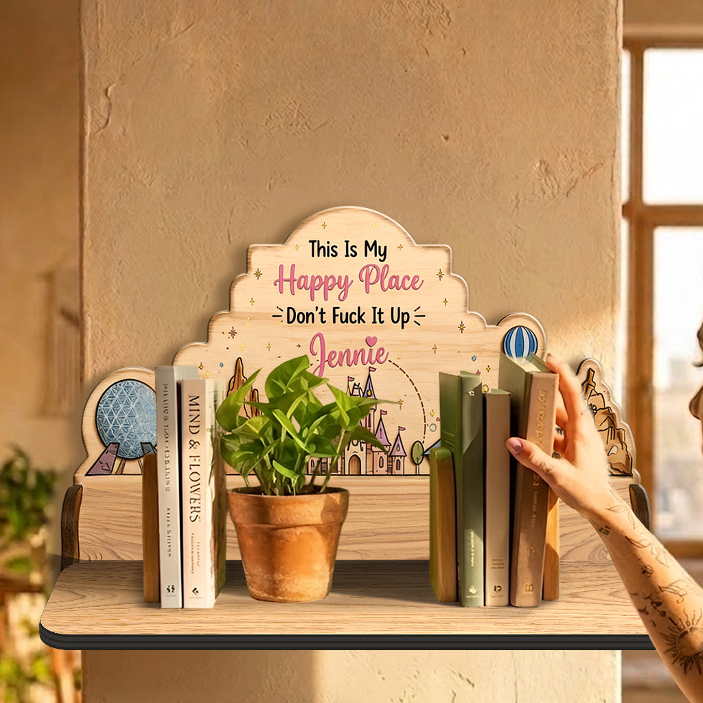 Magical Place - Personalized Mouse Wooden Floating Shelf
