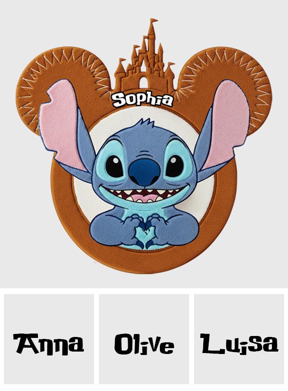 Magical Moments - Personalized Ohana Shaped Doormat/ Rug