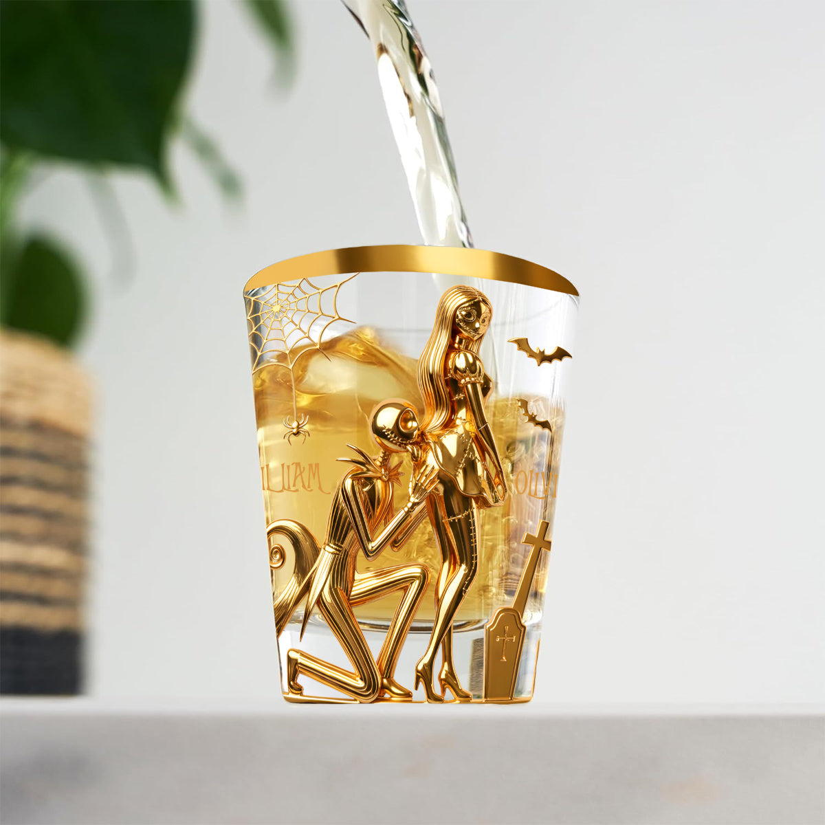 I licked it so it's mine - Personalized Nightmare Shot Glasses Set