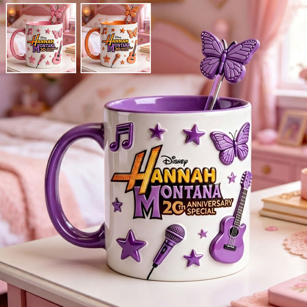 Best Of All Worlds - Personalized Teenage Girl Set Accent Mug with Acrylic Stirrers