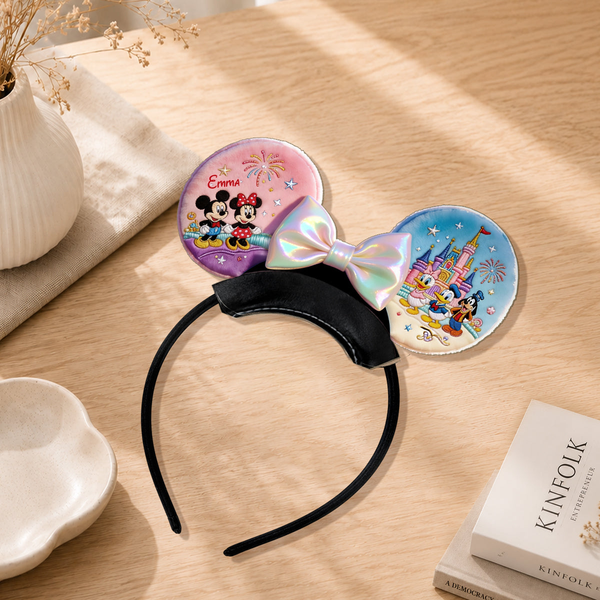 Magical Friends - Personalized Dream Trip Shaped Leather Headband