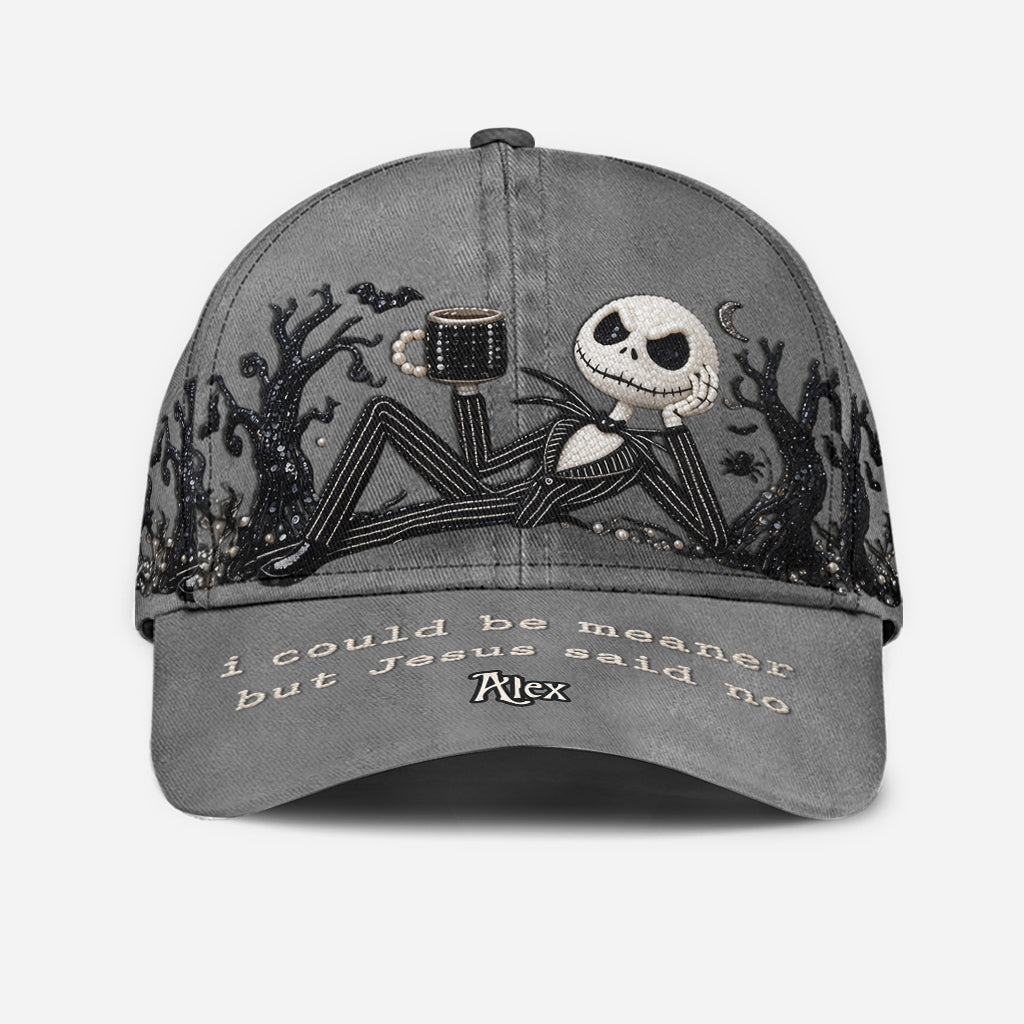 I Could Be Meaner - Personalized Nightmare Classic Cap