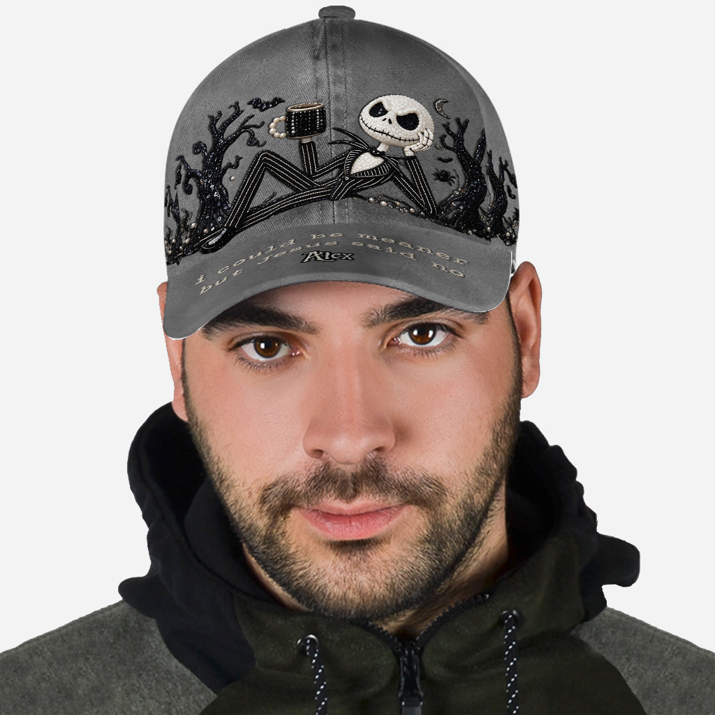 I Could Be Meaner - Personalized Nightmare Classic Cap