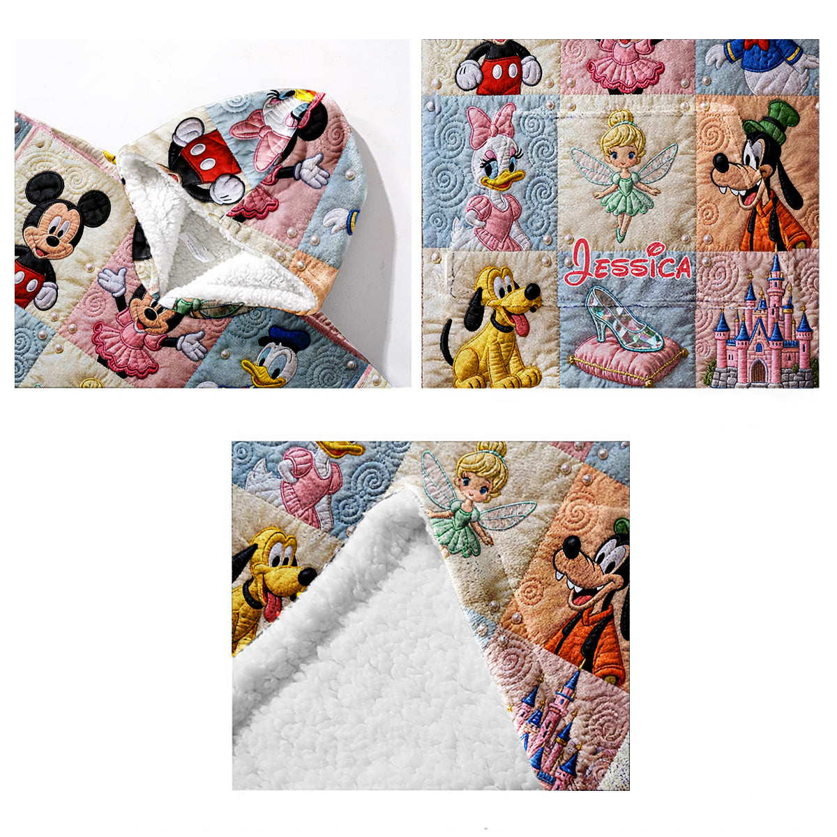 Magical Friends - Personalized Mouse Blanket Hoodie