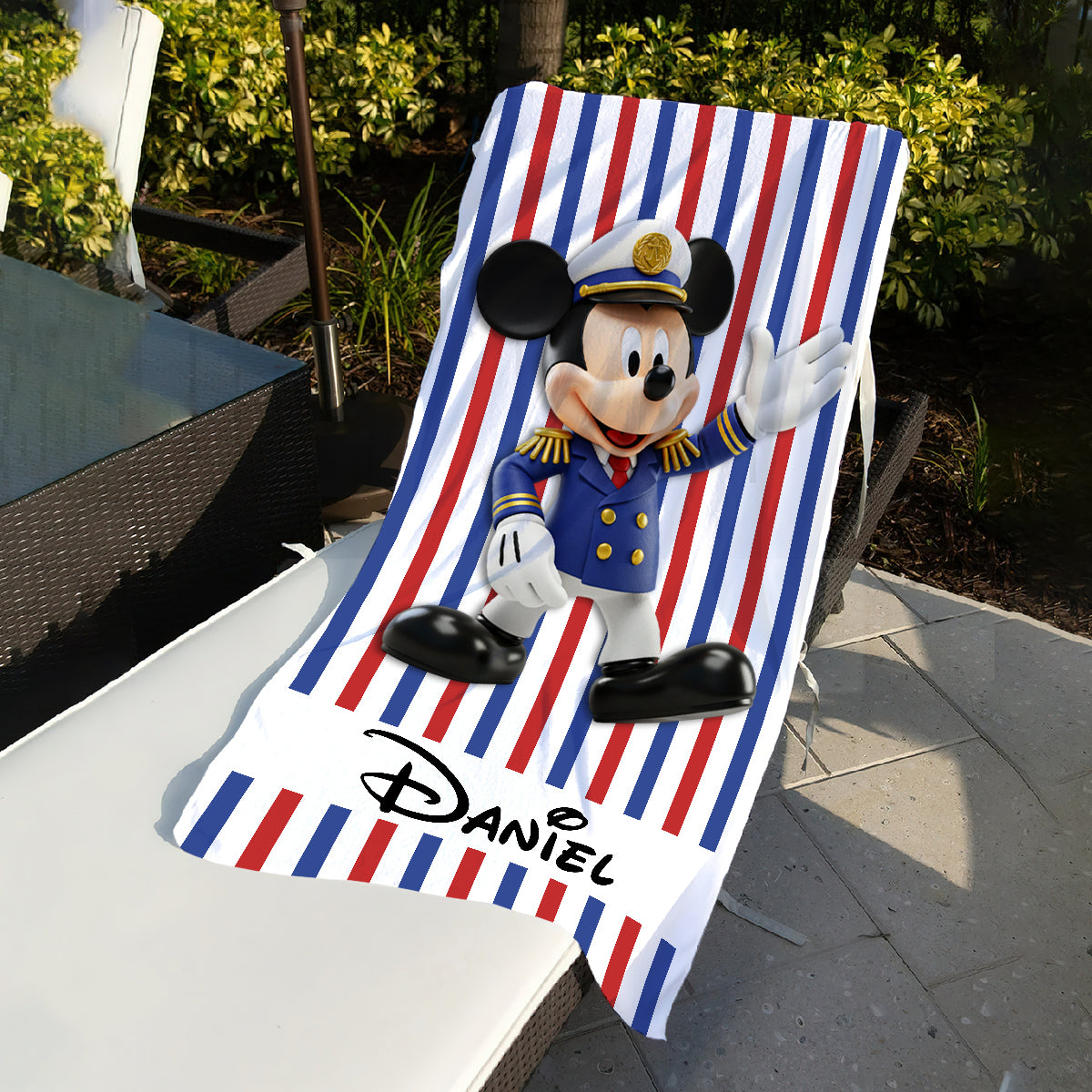 Magical Cruise Trip - Personalized Mouse Quick-dry Beach Towel/ Bath Towel