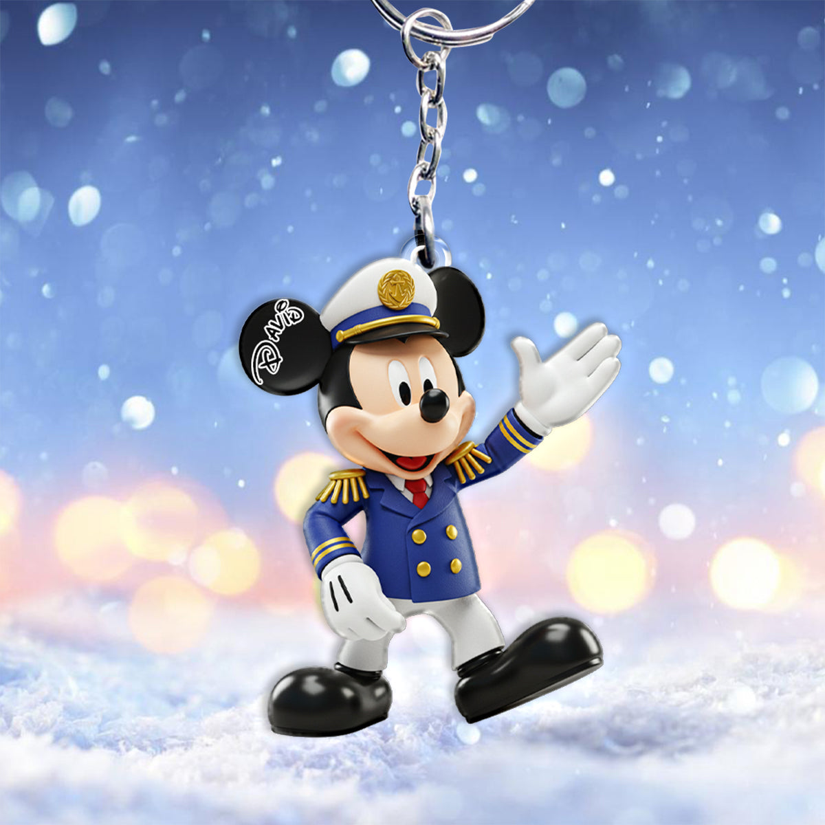 Magical Cruise Trip - Personalized Mouse Keychain
