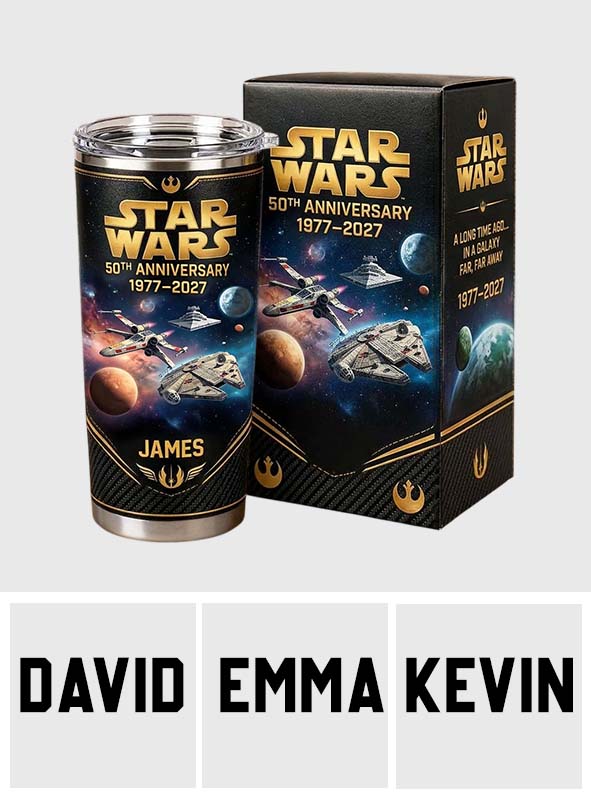 Star Fight 50th Anniversary - Personalized The Force Tumbler With Gift Box