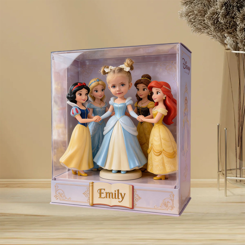 Beautiful Princess - Personalized Princess Custom Shaped Acrylic Plaque