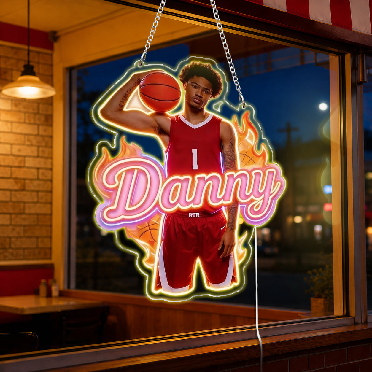 Baseball, Football, Basketball, Volleyball... Sport Lovers - Personalized Kid Neon LED Light Sign