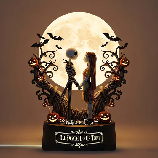 Till Death Do Us Part - Personalized Nightmare Acrylic LED Night Light