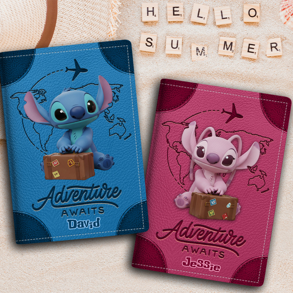 Ohana Adventure Awaits - Personalized Ohana Passport Holder