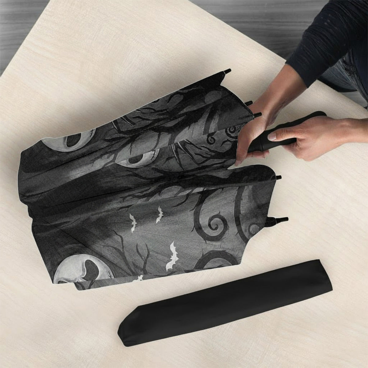 Gothic Skeleton - Personalized Nightmare Umbrella