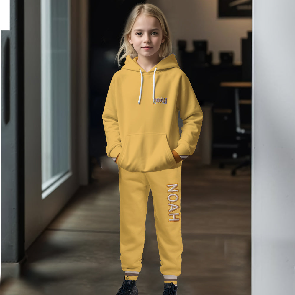 Back To School - Personalized Kid Hoodie & Kid Jogger Sweatpants