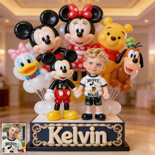 Magical Friends - Personalized Mouse Custom Shaped Acrylic Plaque