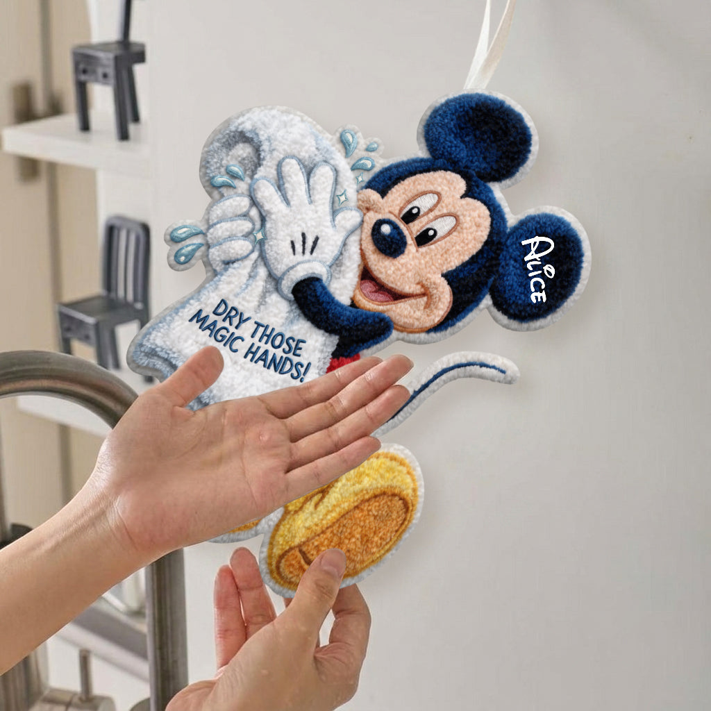 Dry Those Magic Hands - Personalized Mouse Hand Towel