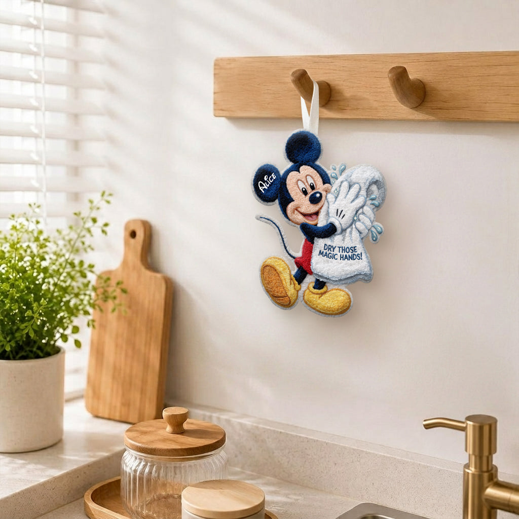 Dry Those Magic Hands - Personalized Mouse Hand Towel
