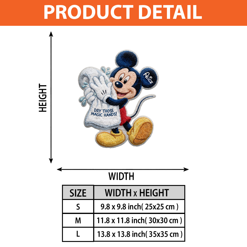 Dry Those Magic Hands - Personalized Mouse Hand Towel