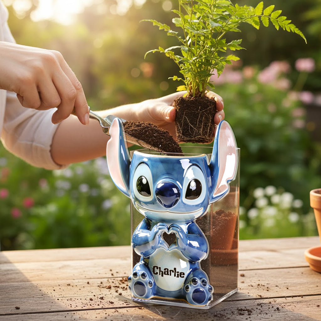 Ohana Means Family - Personalized Ohana Acrylic Pot