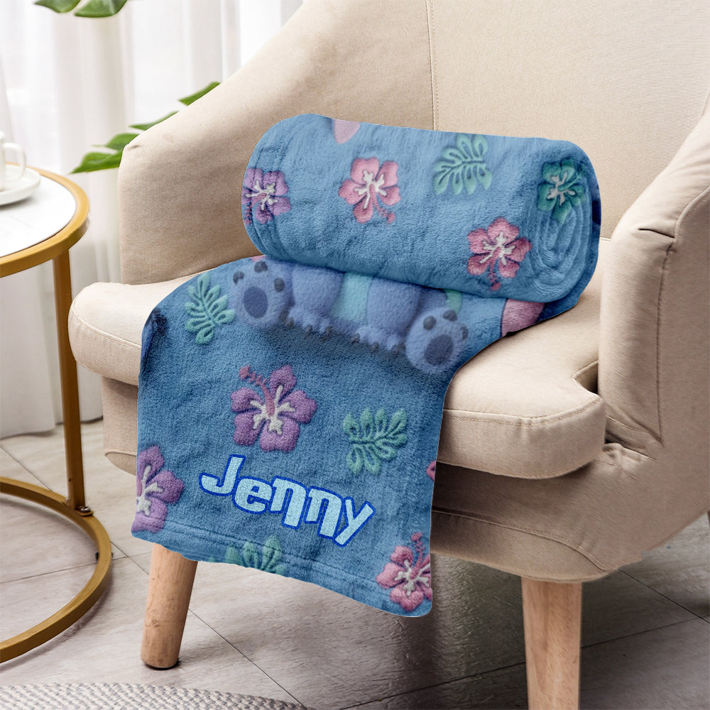 Ohana Means Family - Personalized Ohana Blanket