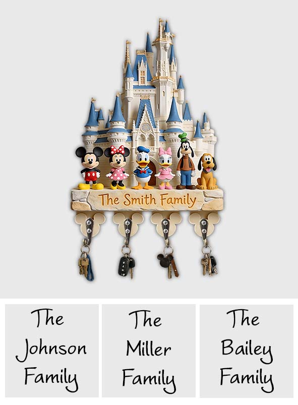 Magical Time - Personalized Mouse Custom Shaped Hanging Rack