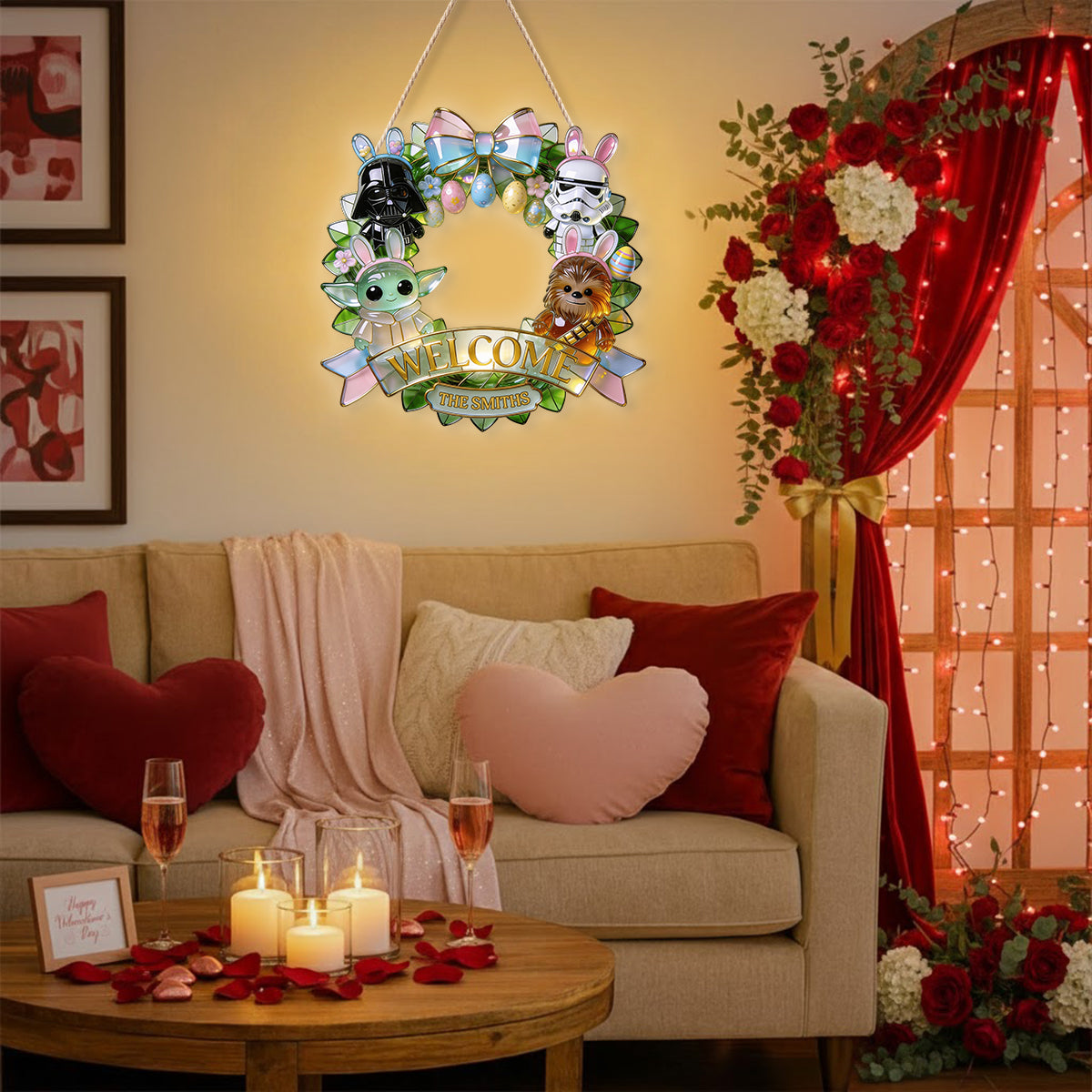 Easter's Day Gift - Personalized The Force LED Light Acrylic Sign