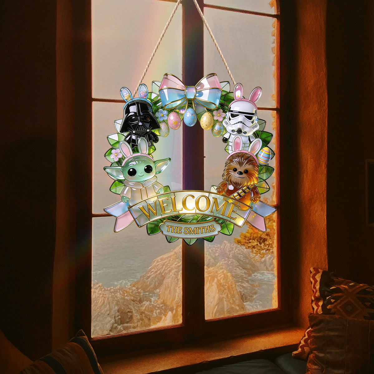 Easter's Day Gift - Personalized The Force LED Light Acrylic Sign