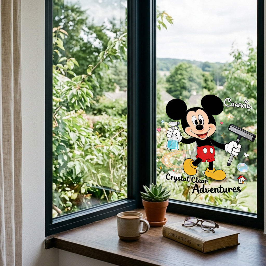 Crystal Clear Adventures - Personalized Mouse Decal Full